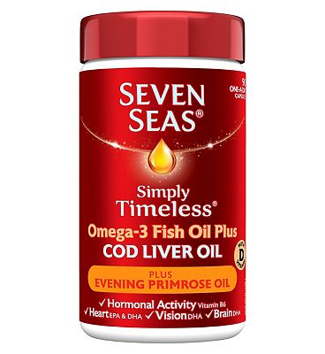 Seven Seas Pure Cod Liver Oil Plus Evening Primrose Oil 90 One-a-Day Capsules Review