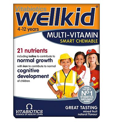 Vitabiotics WellKid Smart Chewable Multivitamins - 30 Tablets