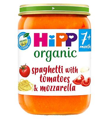 HiPP Organic Spaghetti with Tomatoes & Mozzarella 7+ Months 190g