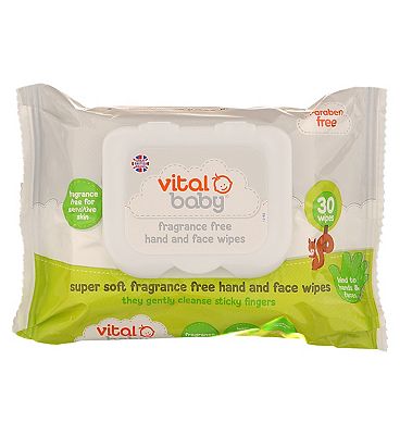 Vital Baby Fragrance Free Hand & Face Wipes Review