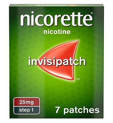 Nicorette Invisi 25mg patch - 7 patches