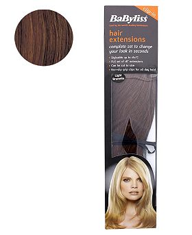 Babyliss Hair Extensions on Babyliss   Styleable Hair Extensions   Light Brunette 10098228