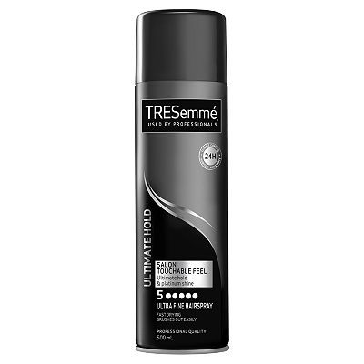 TRESemm Ultimate Hold Platinum Shine Hairspray Review