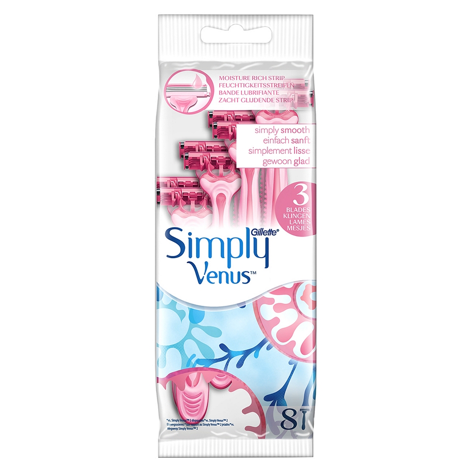 Gillette Simply Venus 3   8 pack   Boots