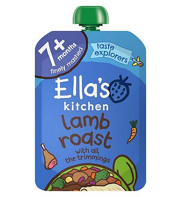 Ella’s Kitchen Lovely Lamb Roast Dinner with all the Trimmings Stage 2 from 7 Months 130g