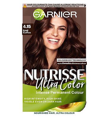 Garnier Nutrisse Ultra Color 4.15 Iced Coffee Brown Permanent Hair Dye