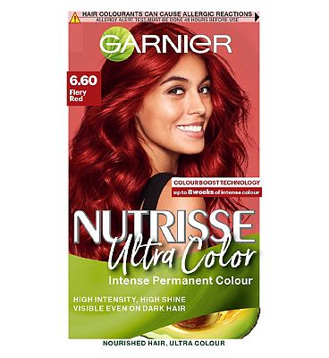 Garnier Nutrisse Ultra Color 6.60 Fiery Red Permanent Hair Dye