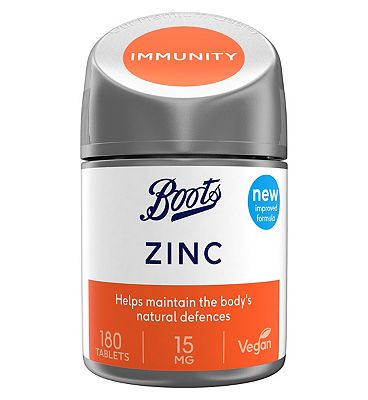 Boots  Zinc 10mg - 180 one a day tablets