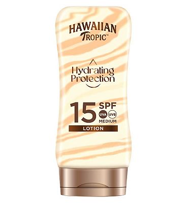 Hawaiian Tropic Hydrating Protection Sunscreen Lotion SPF 15 180ml