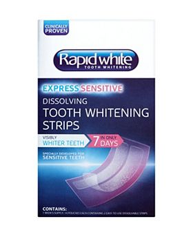 Rapid White Express Sensitive 5 Minute Dissolving Dental Strips 