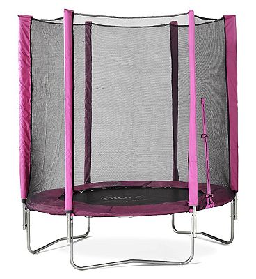 Plum 6ft Trampoline and Enclosure Pink Review