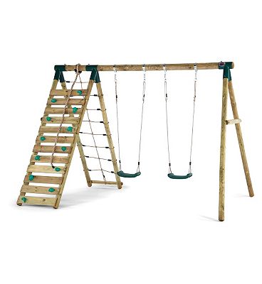 Plum Uakari Wooden Garden Swing Set Review