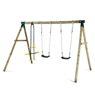 Plum Colobus Wooden Garden Swing Set Review