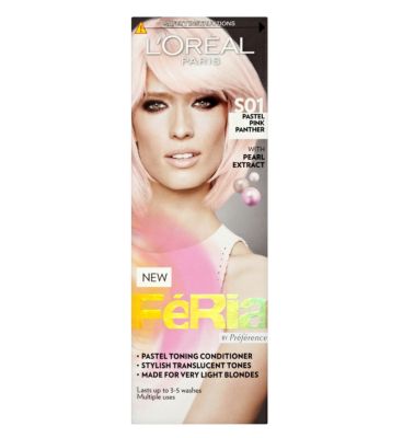 Loreal Feria Pastel Toning Conditioner S01 Pastel Pink Panther