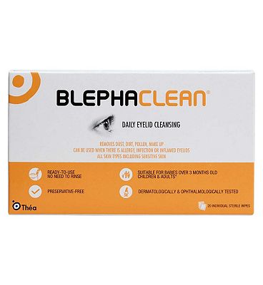 Blephaclean Eyelid Sterile Sensitive Pads - 20 Pack