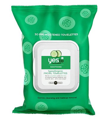 Yes to Cucumbers 30 Soothing Hypoallergenic Facial Wipes Review