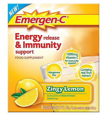 Emergen-C Zingy Lemon Sachets with sweeteners Review