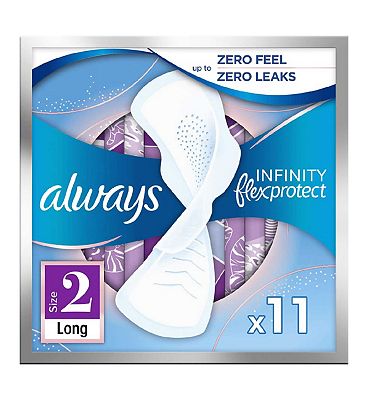 Always Infinity Long (Size 2) Wings Sanitary Towels 11 Pads