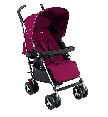 Silver Cross Reflex Pushchair - Raspberry