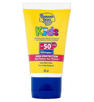 Banana Boat Kids Sun Protection Lotion SPF 50 UVA Review