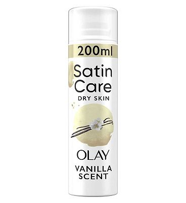 Gillette Satin Care with Olay Dry Skin Vanilla Cashmere 200ml