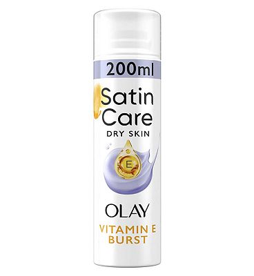Gillette Satin Care with Olay Dry Skin Vitamin E 200ml