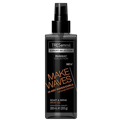 TRESemm Runway Spray Gel Make Waves Review