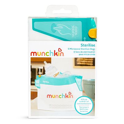 Munchkin 6 pack Microwave Steriliser Bags