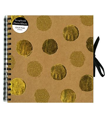 Glitter Spot Kraft Scrapbook Review