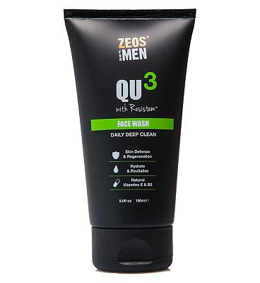 ZEOS For Men QU3 Face Wash Review