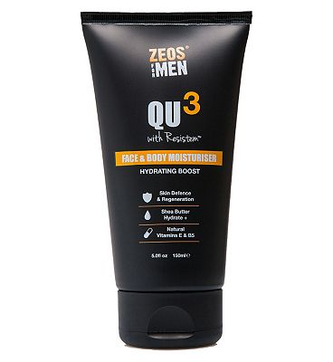 ZEOS QU3 Face and Body Moisturiser with Resistem Review