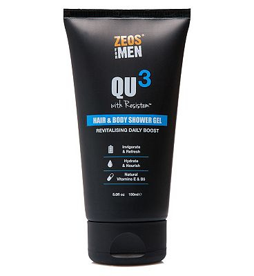 ZEOS For Men QU3 Hair & Body Shower Gel Review