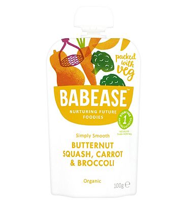 Babease Organic Butternut Squash, Carrot & Broccoli Stage 1 4+ Months 100g Review