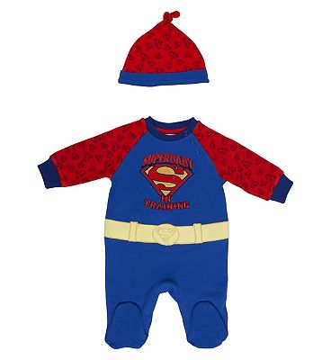 Mini Club Super boy all in 1 and hat, 6-9 MONTHS Mini Club Super boy all in 1 and hat, 6-9 MONTHS