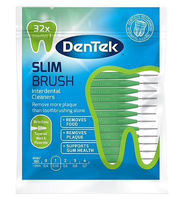 Dentek Slim Brush Extra Fine 32CT Review