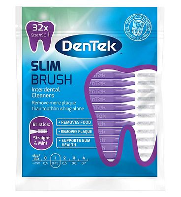 Dentek Slim Brush Ultra Fine 32CT Review