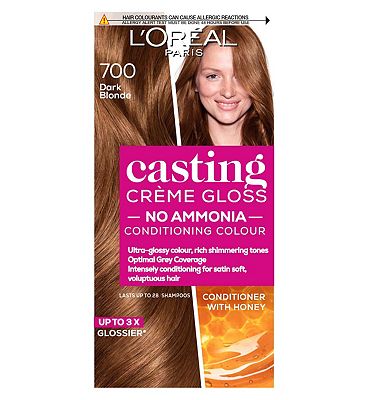 L’Oreal Paris Casting Creme Gloss Semi-Permanent Hair Dye, Blonde Hair Dye 700 Dark Blonde