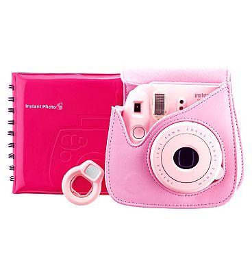 Fujifilm Instax Mini 8 Instant Camera Accessory Kit Pink Fujifilm Instax Mini 8 Instant Camera Accessory Kit Pink