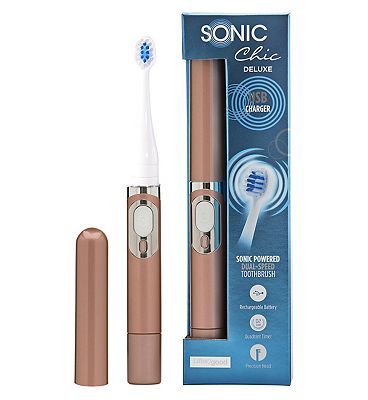 SONIC Chic Deluxe Rose Gold Toothbrush (USB) Review