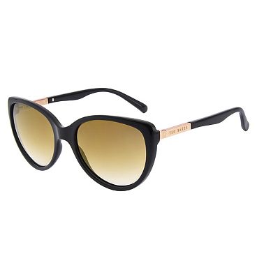 Ted Baker Ladies Black and Rose Gold Oversized Sunglasses Review