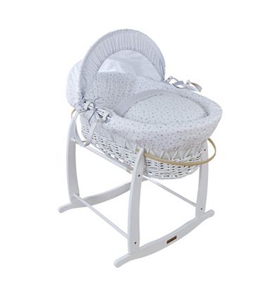 Clair De Lune White Wicker Moses Basket Review