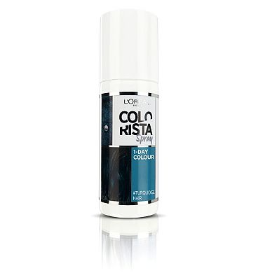 Colorista Spray Turquoise Temporary Hair Colour Review