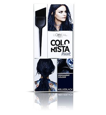 Colorista Paint Blue Black Permanent Hair Dye Review