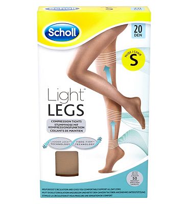 Scholl Light Legs Compression Tights 20 Den Nude Review