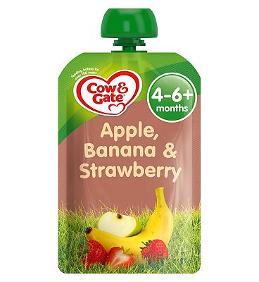 Cow & Gate Apple, Strawberry & Banana from 4-6m Onwards Review