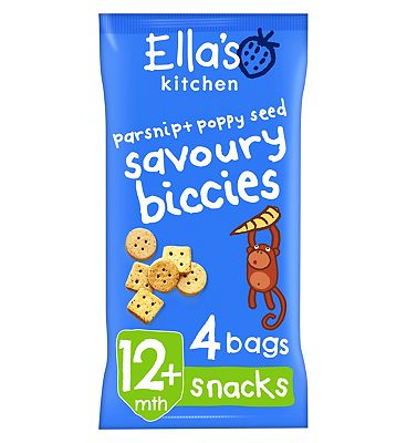 Ella's Kitchen Parsnip + Poppy Seed Savoury Biccies from 12 Months 4) Review