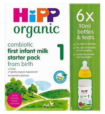 HiPP Organic Combiotic First Infant Milk from birth 6 Starter pack Review