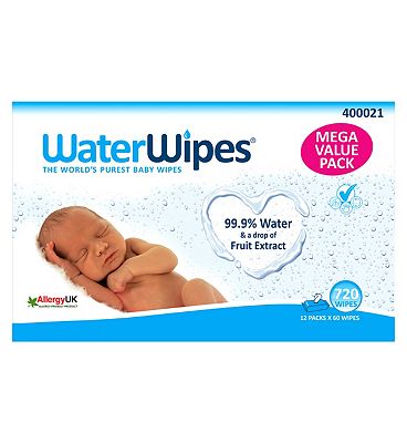 WaterWipes Baby Wipes 60 pack x 12 Review