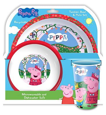 Peppa Pig once tumble bowl plate set Review