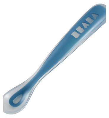 Beaba Ergonomic Firste Silicon Spoon Blue Review